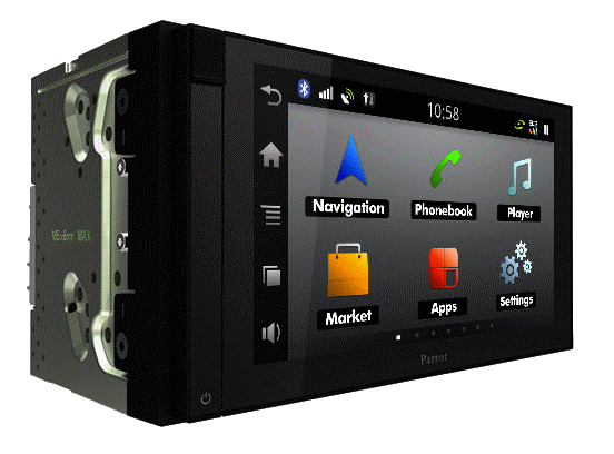 Toyota navigation reverse camera system
